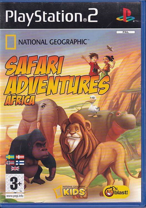 National Geographic Safari Adventures Africa - PS2 (B Grade) (Genbrug)
